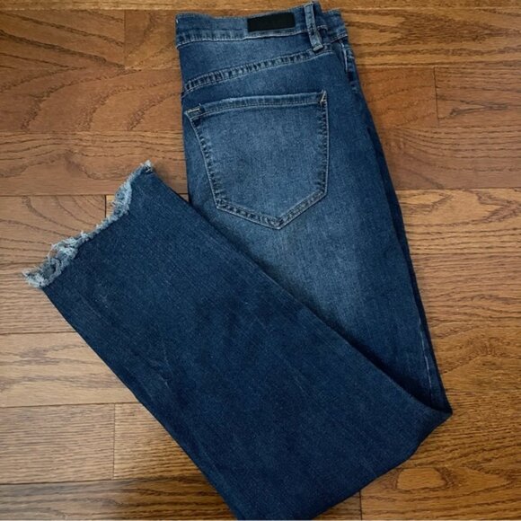 NWT Nicole Miller Heritage Nomad Super High Rise Straight Jeans Size 8